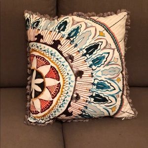 Anthropologie decorative pillow (like new!)